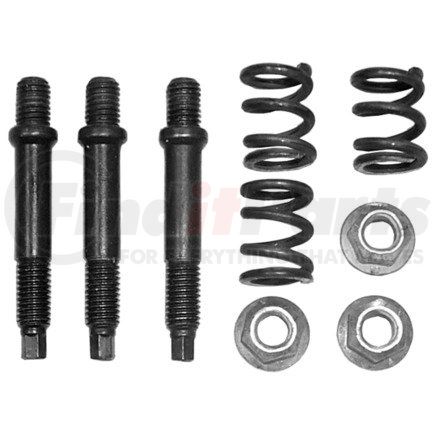 8038 by ANSA - Exhaust Bolt and Spring - Exhaust Spring Bolt Kit - GM