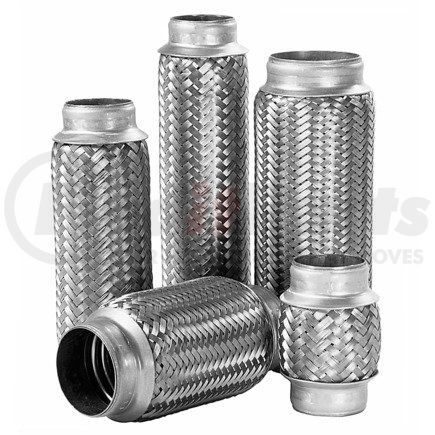 8819 by ANSA - Exhaust Flex Coupling - 300 Series SS, 2.25" Core, No Necks, 6" OAL