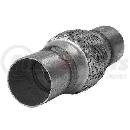 8839IB by ANSA - Flex Coupling - 300 Series SS, 2" Core, 2" Necks, 8" OAL with Inner Braid