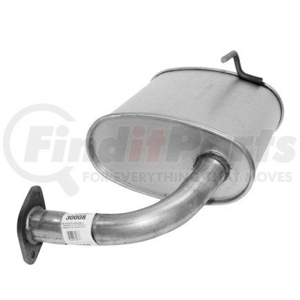 30008 by ANSA - Exhaust Muffler - Welded Assembly