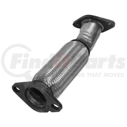 18195 by ANSA - Direct-fit precision engineered design features necessary brackets, flanges, shielding, flex and resonators for OE fit and appearance; Made from 100% aluminized heavy 14 and 16-gauge steel piping; Re-aluminized weld seams prevent corrosion