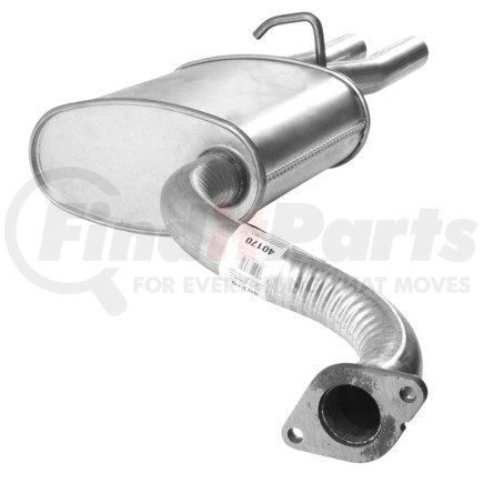 40170 by ANSA - Exhaust Muffler - Welded Assembly