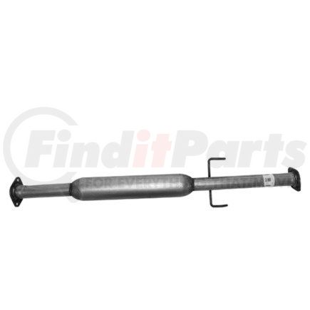 48679 by ANSA - Direct-fit precision engineered design features necessary brackets, flanges, shielding, flex and resonators for OE fit and appearance; Made from 100% aluminized heavy 14 and 16-gauge steel piping; Re-aluminized weld seams prevent corrosion