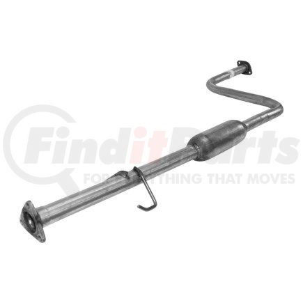 68336 by ANSA - Direct-fit precision engineered design features necessary brackets, flanges, shielding, flex and resonators for OE fit and appearance; Made from 100% aluminized heavy 14 and 16-gauge steel piping; Re-aluminized weld seams prevent corrosion