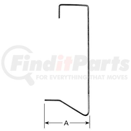 PH450 by ANSA - Tool - Pipe Hooks Heavy Duty 2 3/4" to 4"; 50 Per Package