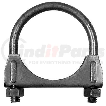 U212 by ANSA - 2.5" Standard Duty 5/16" U-Bolt Exhaust Clamp - Mild Steel