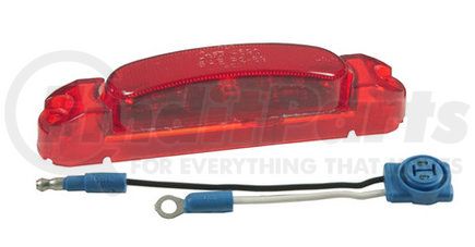 45102 by GROTE - Marker Light - Oval, Red, 12V, Thin-Line