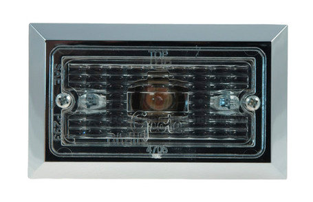 47051 by GROTE - Rectangular Clearance Marker Light, Auxiliary, Clear