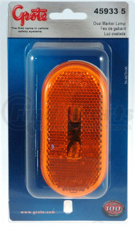 45933-5 by GROTE - Two-Bulb Oval Pigtail-Type Clearance / Marker Light - Built-in Reflector, Multi Pack