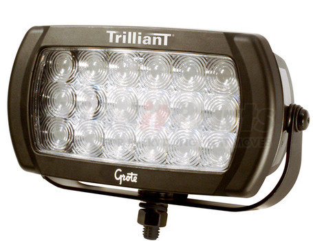 63881 by GROTE - Trilliant LED Work Light, 1300 Lumens, Integrated Switch, Spot, 12/24V