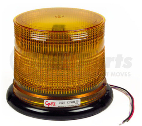 76263 by GROTE - Grote Class I LED Beacon, Yellow, Low Profile, 24V