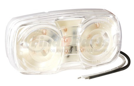 G4613 by GROTE - Hi Count Square-Corner 13-Diode LED Clearance Marker Lights, Clear Lens/Base