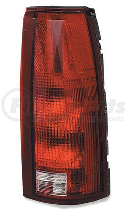 85362-5 by GROTE - Brake / Tail Light Combination Lens - Rectangular, Red and Clear, Right