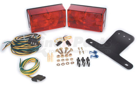 65312 by GROTE - Submersible Compact Trailer Lighting Kit, Red