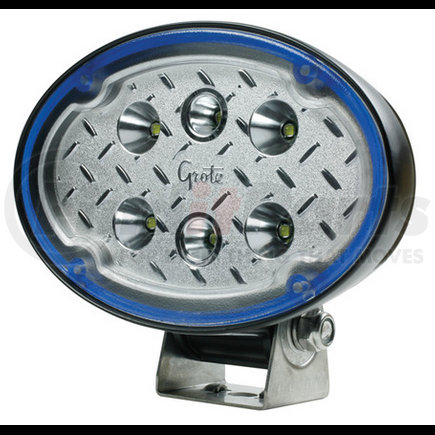 63J01-5 by GROTE - Trilliant Oval LED Work Light - Flood, Hard Shell Superseal w/ Pigtail, Multi Pack