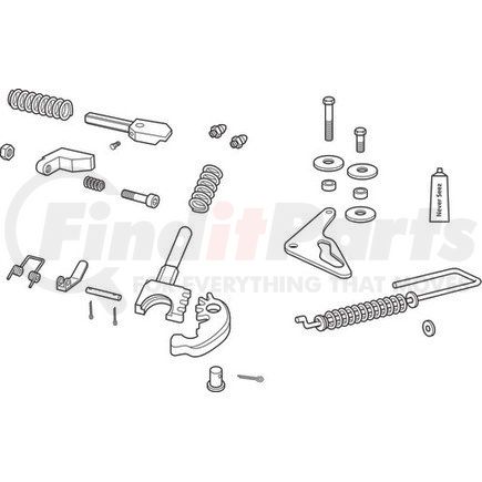 RK-62001 by SAF-HOLLAND - Fifth Wheel Trailer Hitch Slider Repair Kit