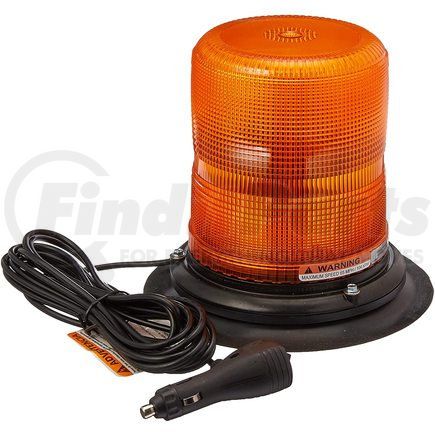 7970A by ECCO - 7970 Series Strobe Light - Medium-Profile, 3 Bolt/1 Inch Pipe Mount, Amber