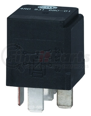 4RD93168001 by HELLA - RELAY 12V 20/40A SPDT RES SLD