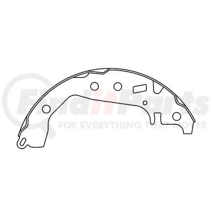 111.10701 by CENTRIC - Centric Premium Brake Shoes