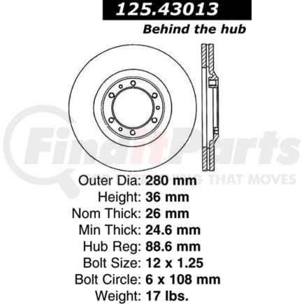 Centric 125.43013 Brake Hardware Tech Tray 12543013