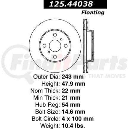 125.44038 by CENTRIC - 12544038