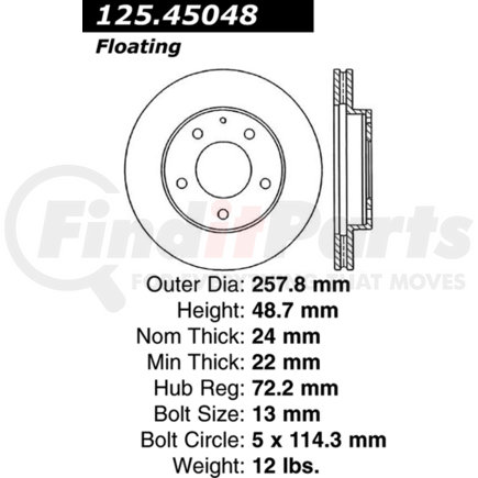 Centric 125.45048 Brake Hardware Tech Tray 12545048