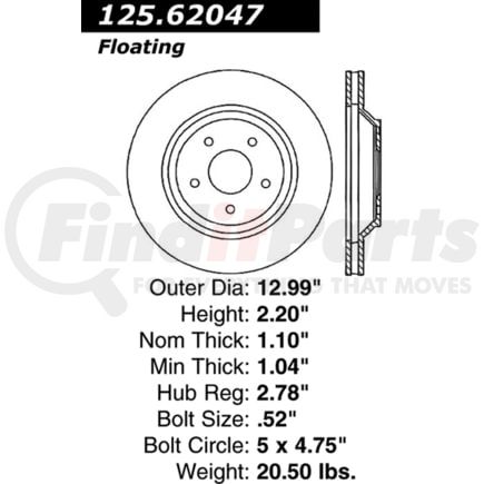 Centric 125.62047 Brake Hardware Tech Tray 12562047