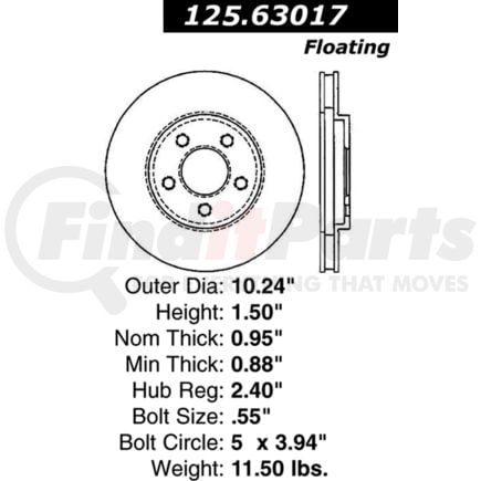 Centric 125.63017 Brake Hardware Tech Tray 12563017
