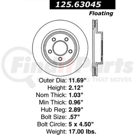 Centric 125.63045 Brake Hardware Tech Tray 12563045