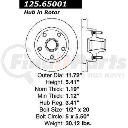 125.65001 by CENTRIC - 12565001