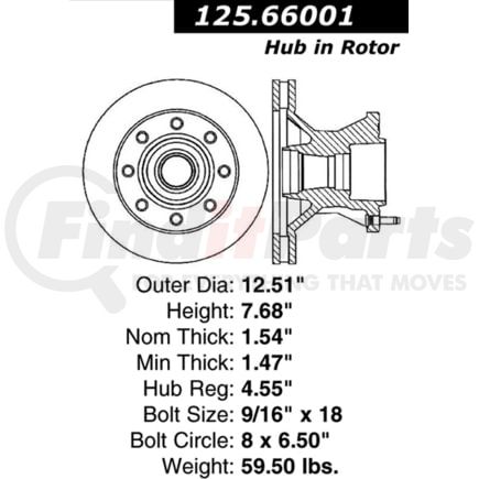 Centric 125.66001 Brake Hardware Tech Tray 12566001