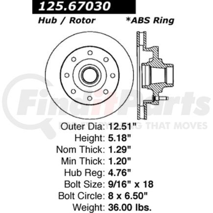 Centric 125.67030 Brake Hardware Tech Tray 12567030