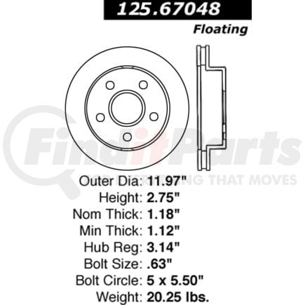 Centric 125.67048 Brake Hardware Tech Tray 12567048