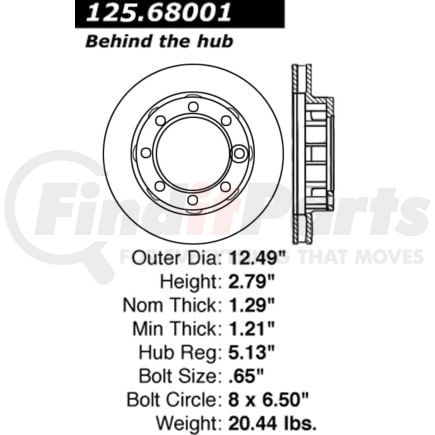 Centric 125.68001 Brake Hardware Tech Tray 12568001