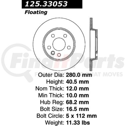 Centric 125.33053 Brake Hardware Tech Tray 12533053