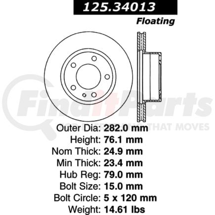 Centric 125.34013 Brake Hardware Tech Tray 12534013