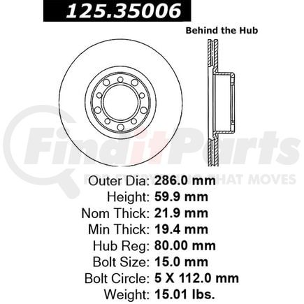 Centric 125.35006 Brake Hardware Tech Tray 12535006