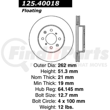 Centric 125.40018 Brake Hardware Tech Tray 12540018
