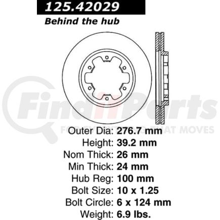 Centric 125.42029 Brake Hardware Tech Tray 12542029