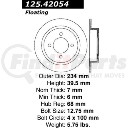 Centric 125.42054 Brake Hardware Tech Tray 12542054