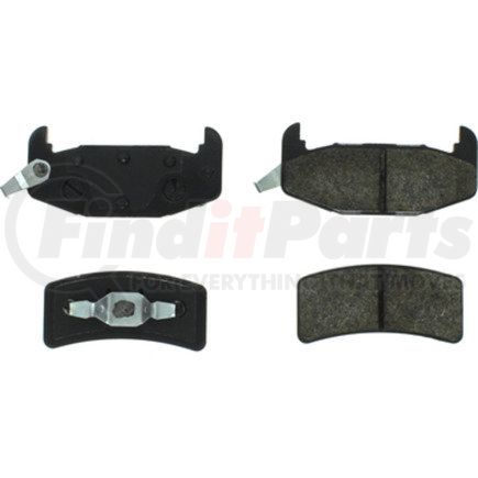 106.03770 by CENTRIC - Posi Quiet Extended Wear Brake Pads with Shims and Hardware