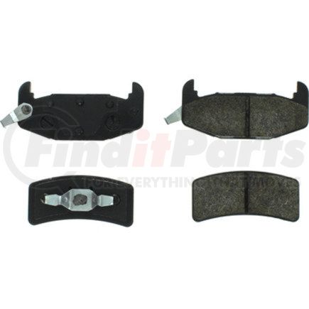 Centric 106.03770 Disc Brake Pad Set Posi Quiet Extended Wear Brake Pads with Shims and Hardware