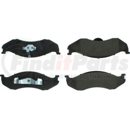 106.04770 by CENTRIC - Posi Quiet Extended Wear Brake Pads with Shims and Hardware