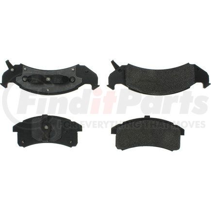 106.05050 by CENTRIC - Posi Quiet Extended Wear Brake Pads with Shims and Hardware