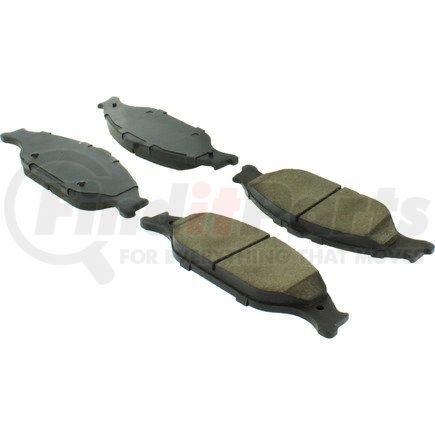 106.0804 by CENTRIC - Posi Quiet Extended Wear Brake Pads with Shims and Hardware