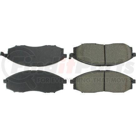 106.08300 by CENTRIC - Posi Quiet Extended Wear Brake Pads with Shims and Hardware