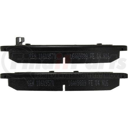 106.0957 by CENTRIC - Posi Quiet Extended Wear Brake Pads with Shims and Hardware