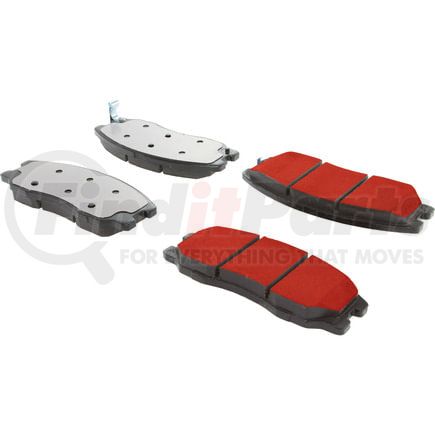 500.12640 by CENTRIC - PQ PRO Disc Brake Pads with Hardware
