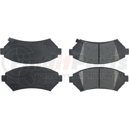 106.10760 by CENTRIC - Posi Quiet Extended Wear Brake Pads with Shims and Hardware