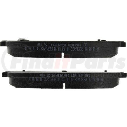 106.14670 by CENTRIC - Posi Quiet Extended Wear Brake Pads with Shims and Hardware